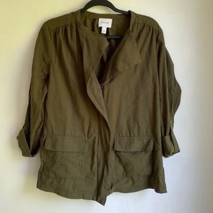 Nine West Utility 3/4 sleeve Army Green women’s jacket